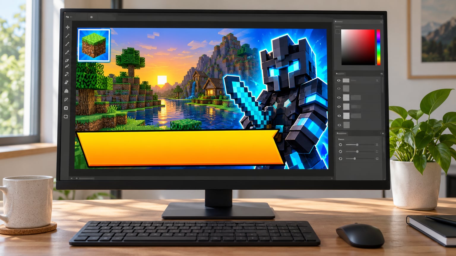 how to make a gaming thumbnail that gets clicks