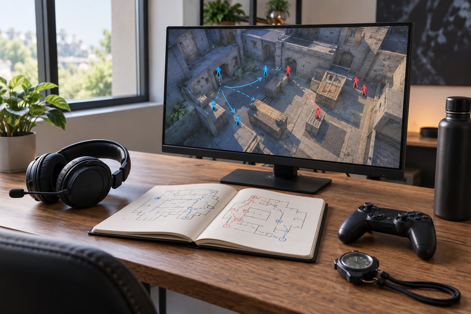 what does a coach do on an esports team