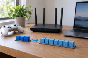 how to set up quality of service for gaming