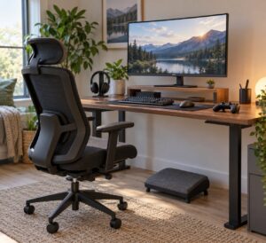 how to sit properly during long gaming sessions