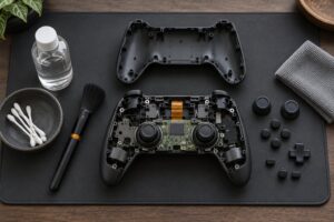 how to clean sticky controller buttons