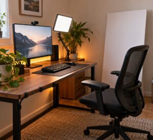 best stream lighting setup for a small room