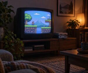how crt displays affected old game design