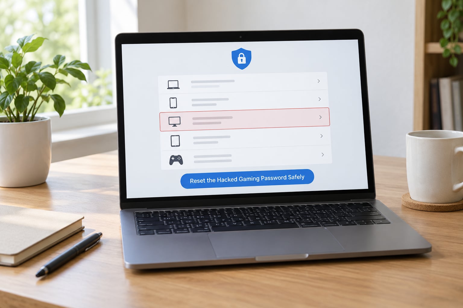 Reset the Hacked Gaming Password Safely