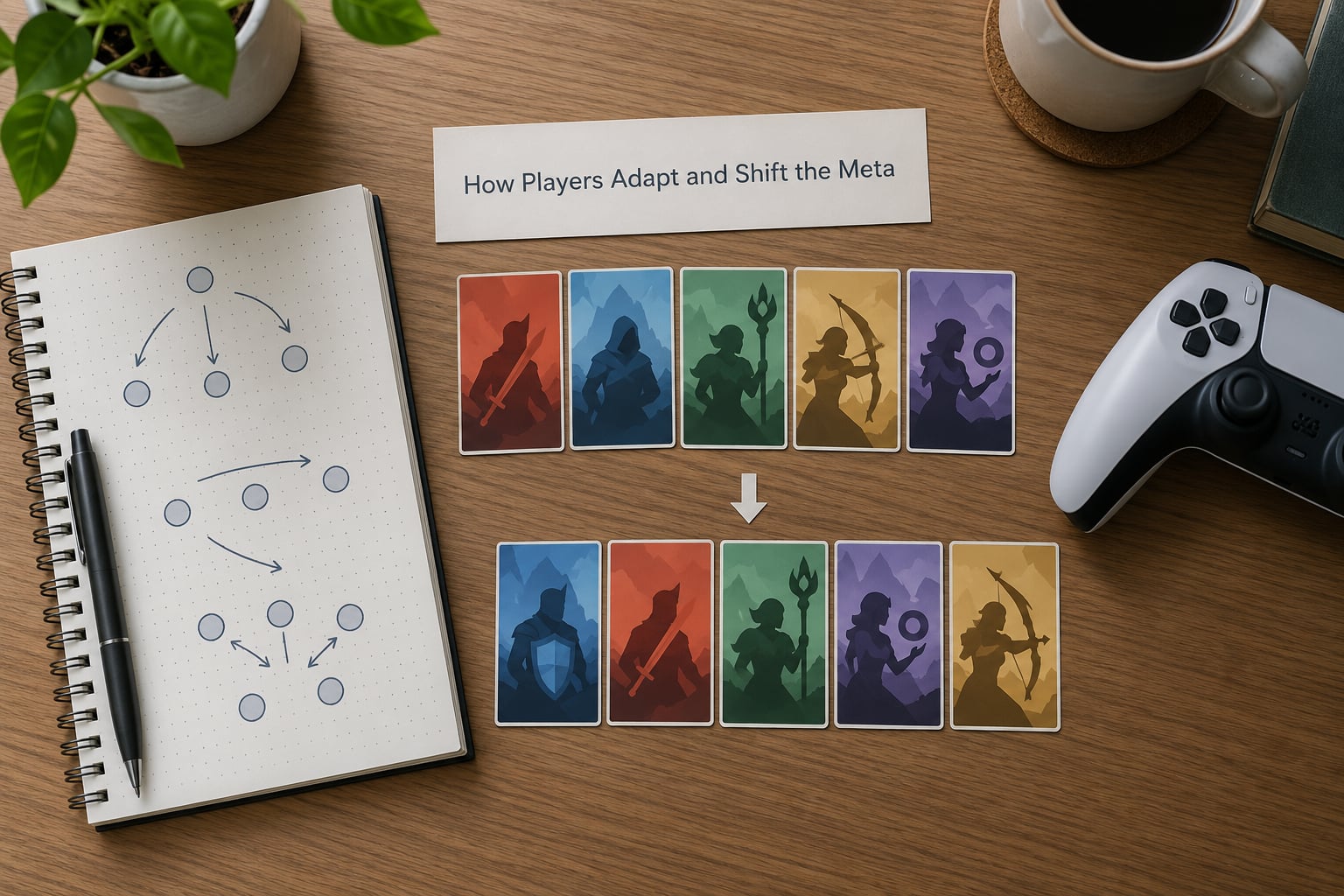 How Players Adapt and Shift the Meta