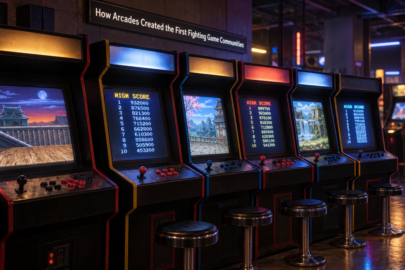 How Arcades Created the First Fighting Game Communities