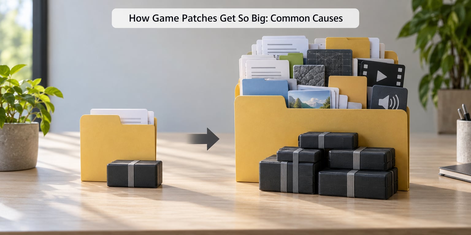 How Game Patches Get So Big: Common Causes