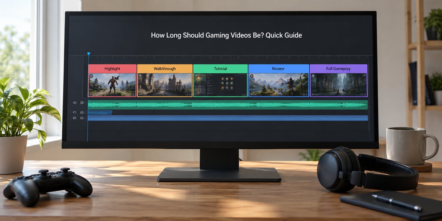 How Long Should Gaming Videos Be? Quick Guide