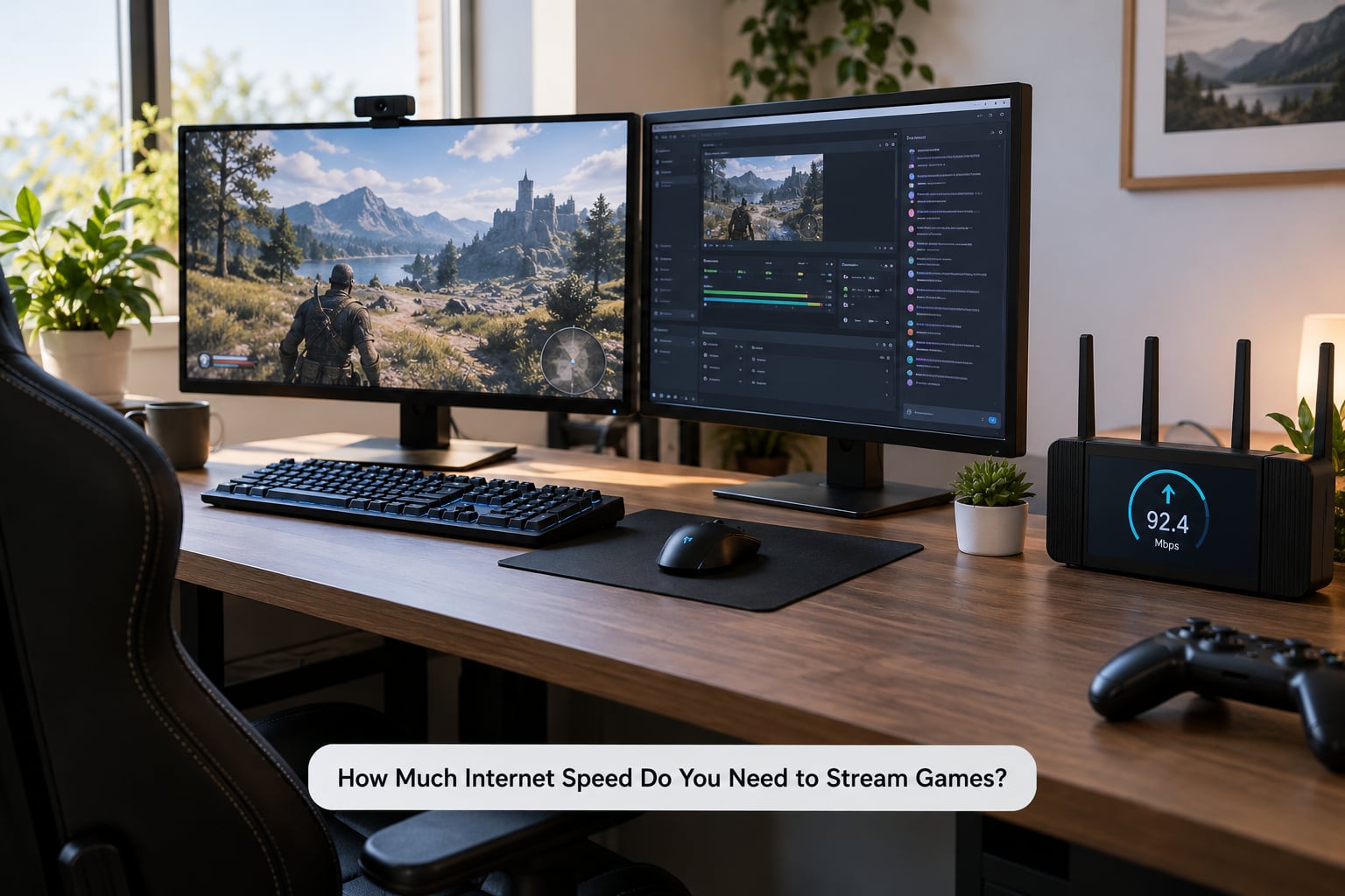 How Much Internet Speed Do You Need to Stream Games?