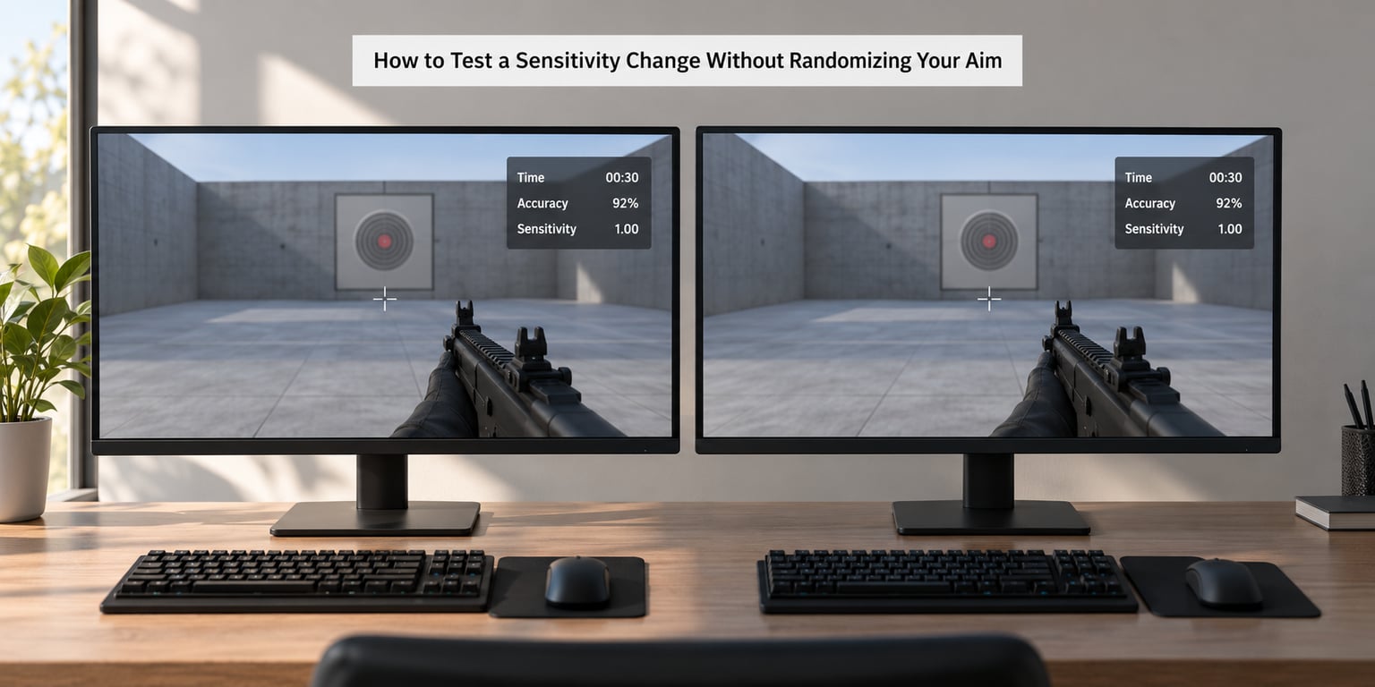 How to Test a Sensitivity Change Without Randomizing Your Aim