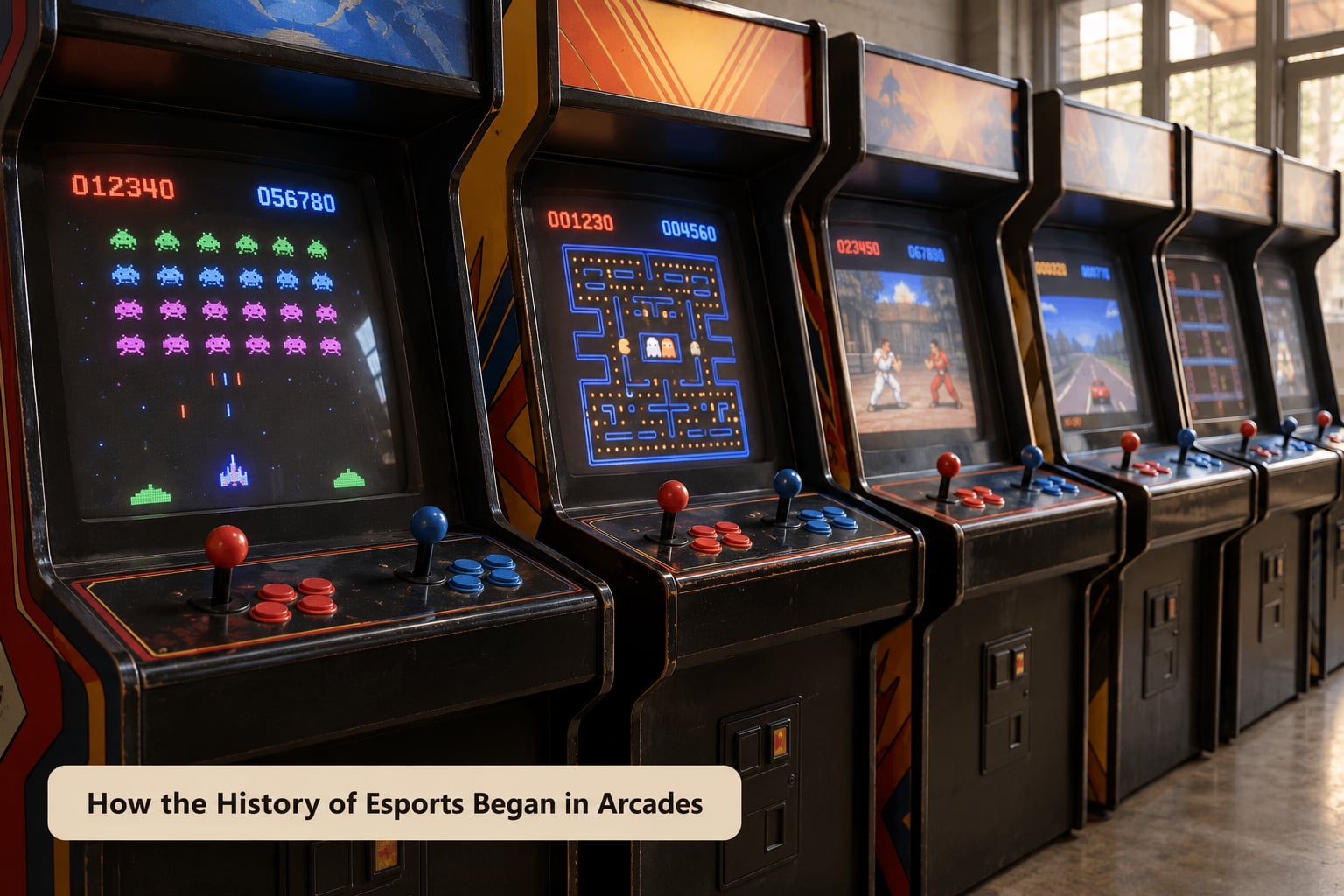 How the History of Esports Began in Arcades