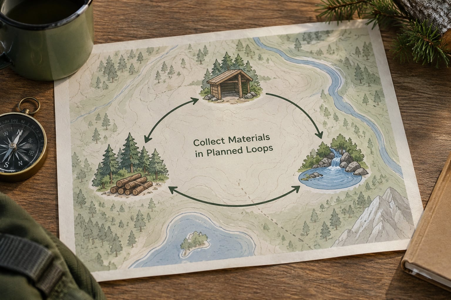 Collect Materials in Planned Loops