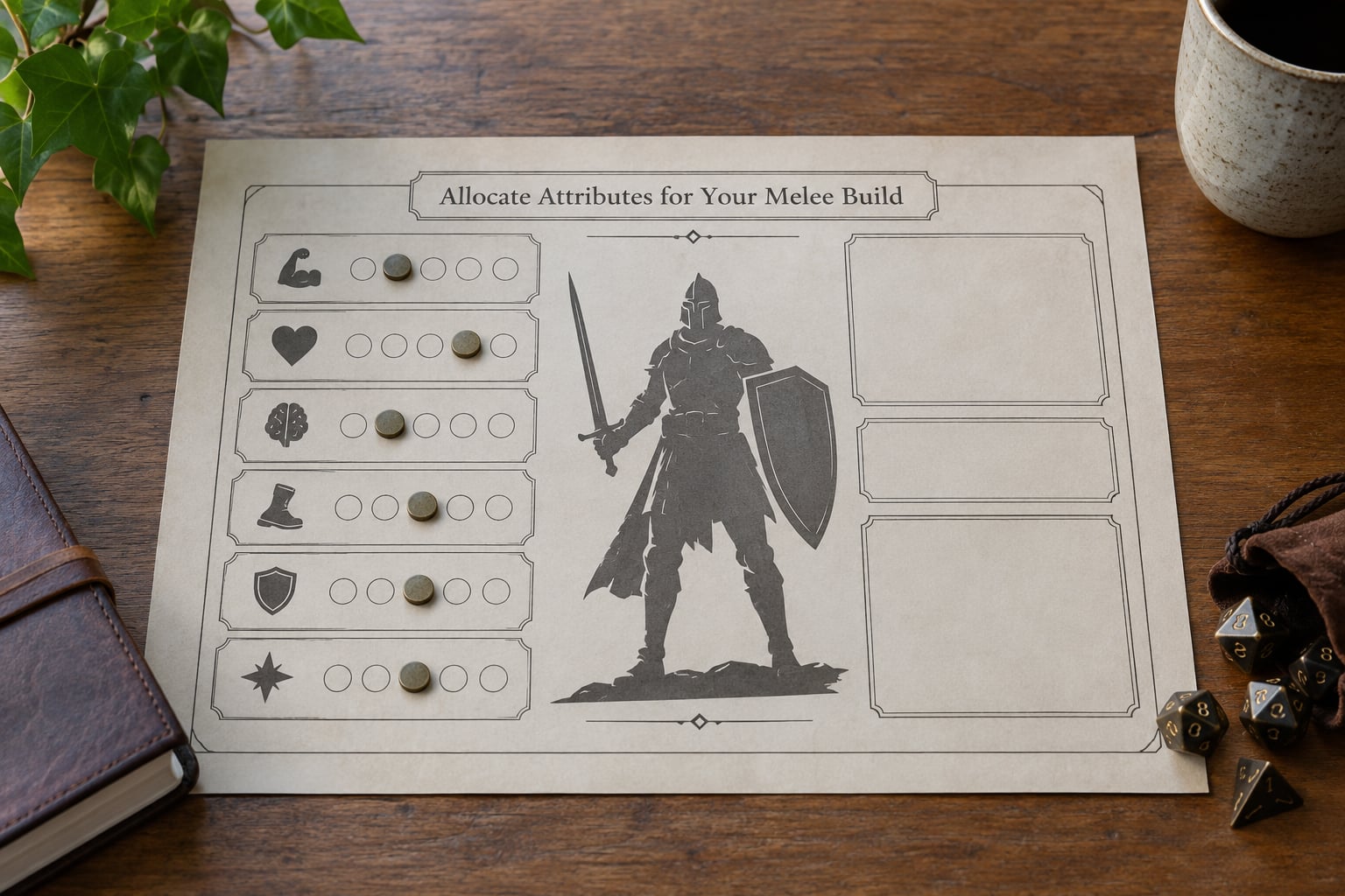 Allocate Attributes for Your Melee Build