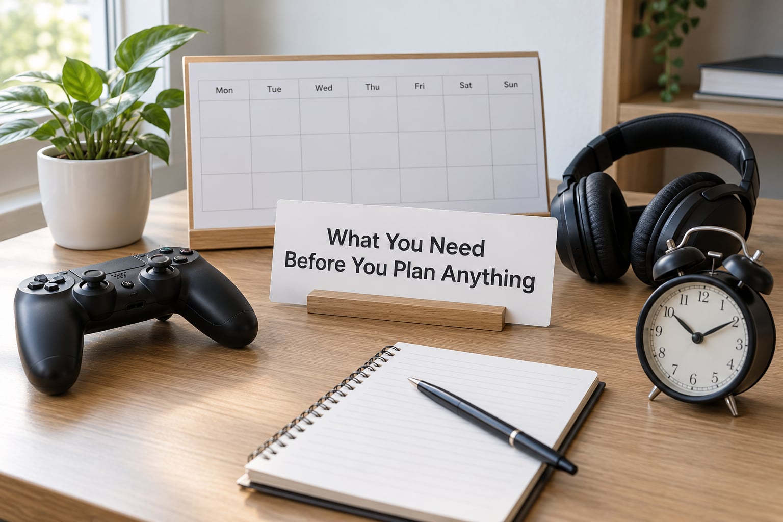 What You Need Before You Plan Anything