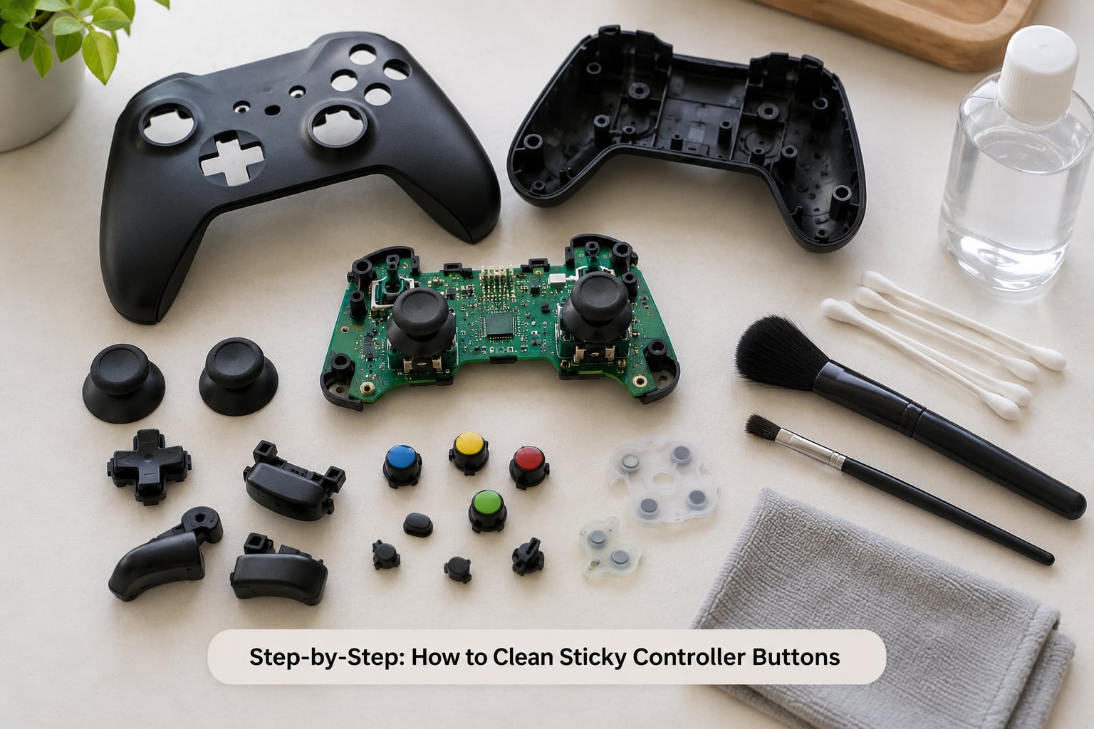 Step-by-Step: How to Clean Sticky Controller Buttons