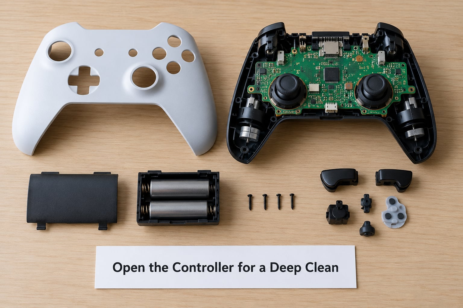 Open the Controller for a Deep Clean