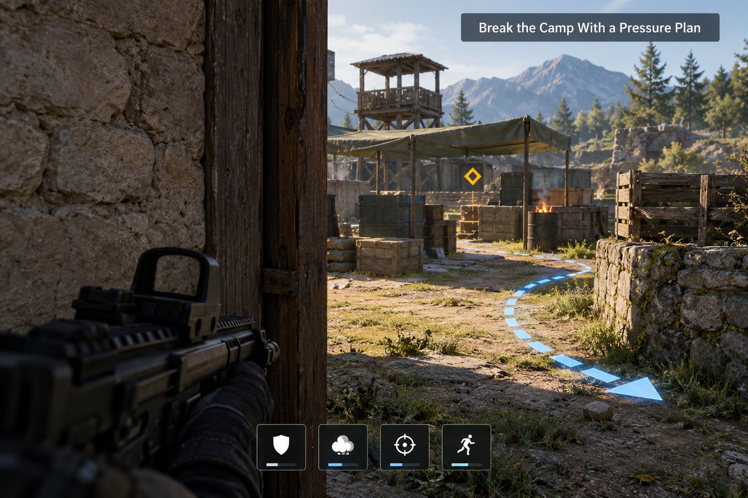 Break the Camp With a Pressure Plan