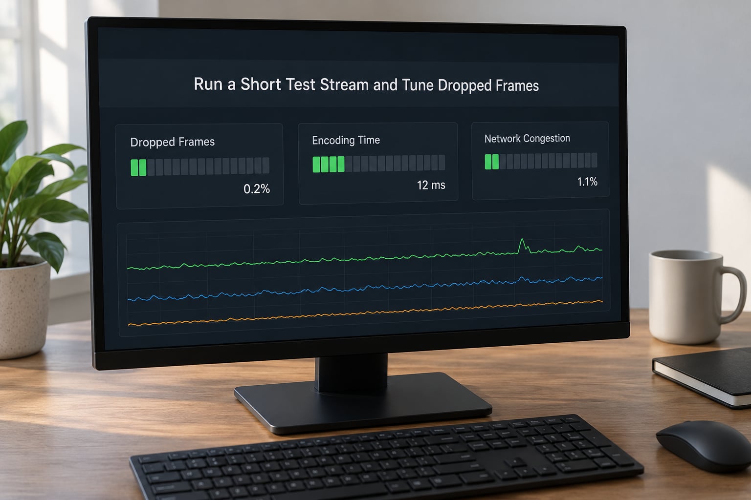 Run a Short Test Stream and Tune Dropped Frames