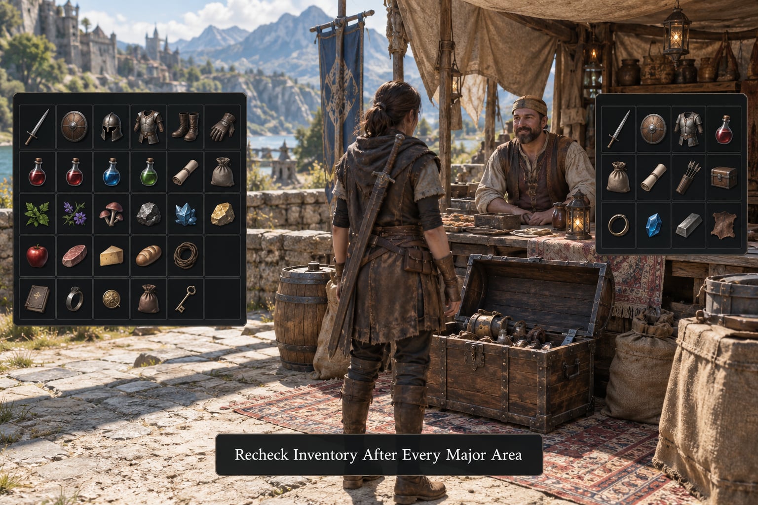 Recheck Inventory After Every Major Area