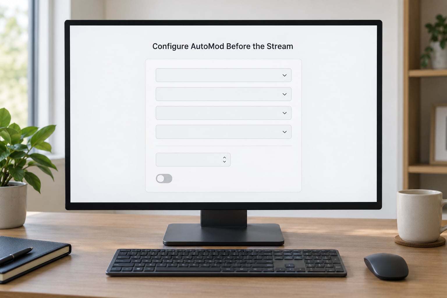 Configure AutoMod Before the Stream