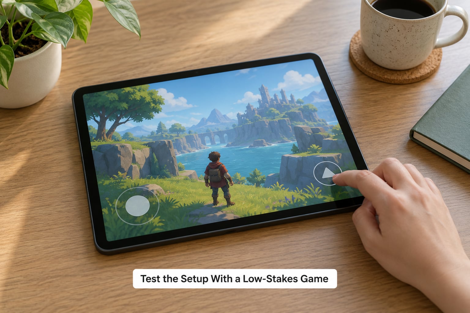 Test the Setup With a Low-Stakes Game