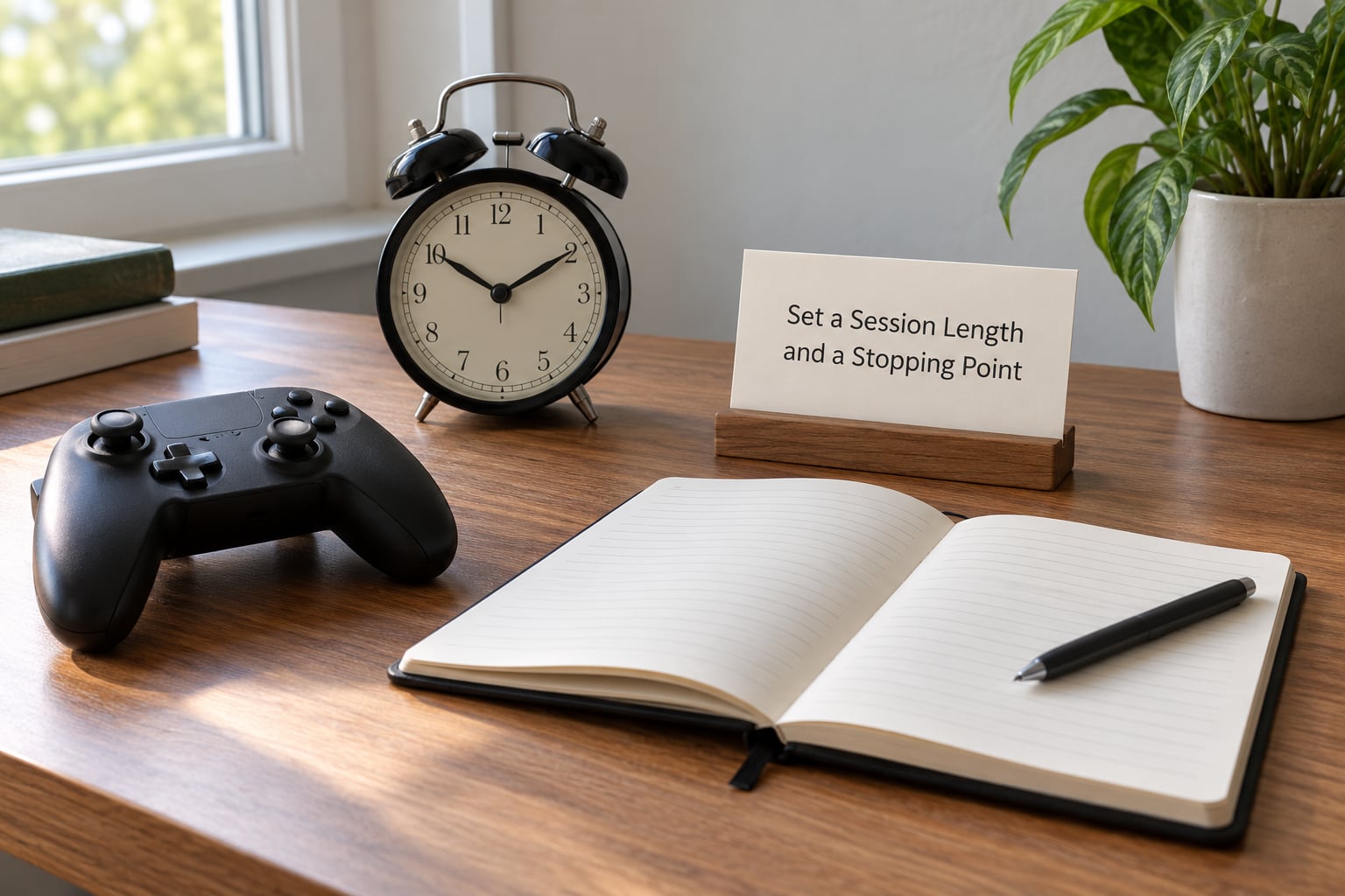 Set a Session Length and a Stopping Point