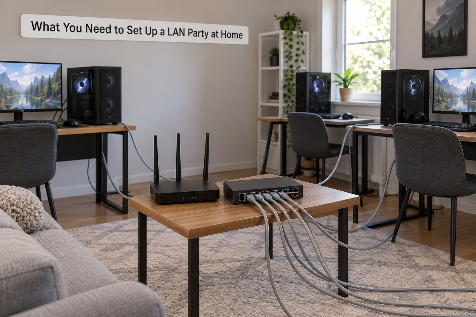 What You Need to Set Up a LAN Party at Home