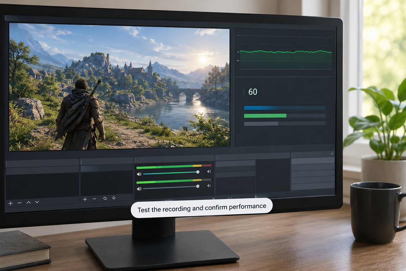 Test the recording and confirm performance