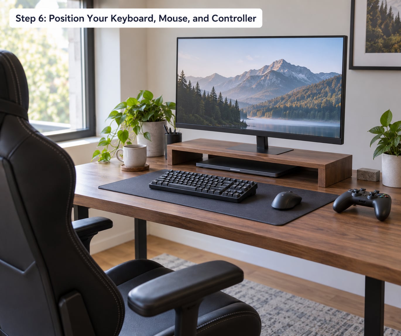Step 6: Position Your Keyboard, Mouse, and Controller