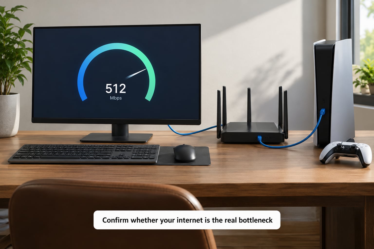 Confirm whether your internet is the real bottleneck