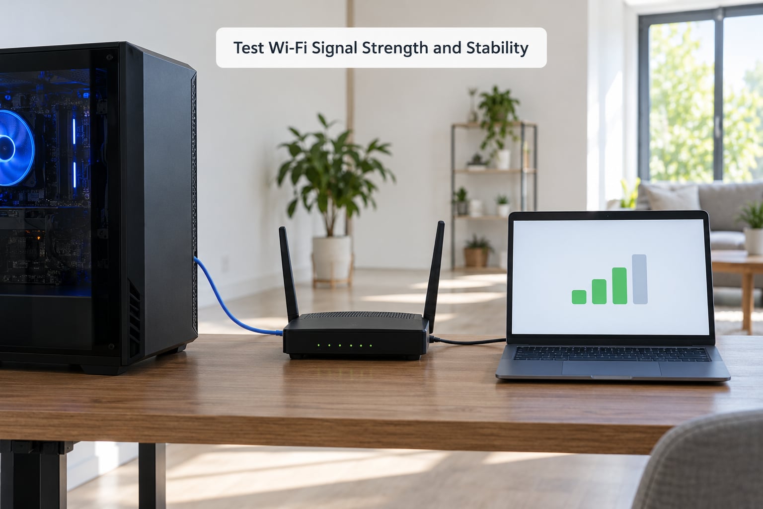 Test Wi-Fi Signal Strength and Stability