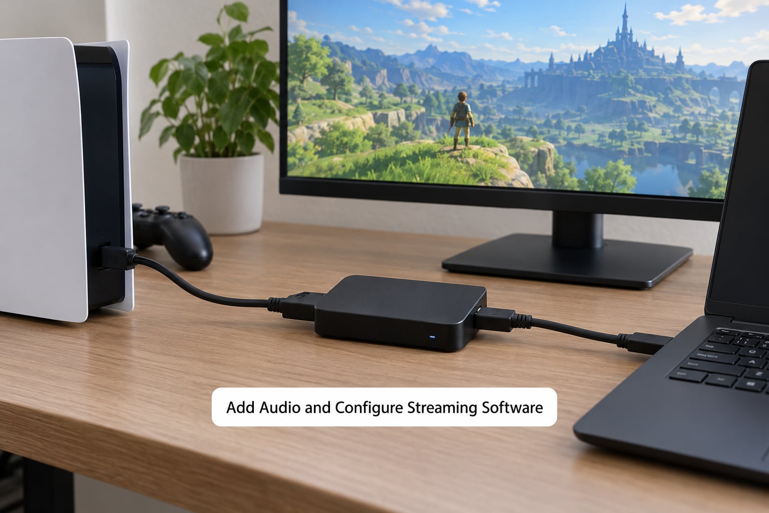 Add Audio and Configure Streaming Software