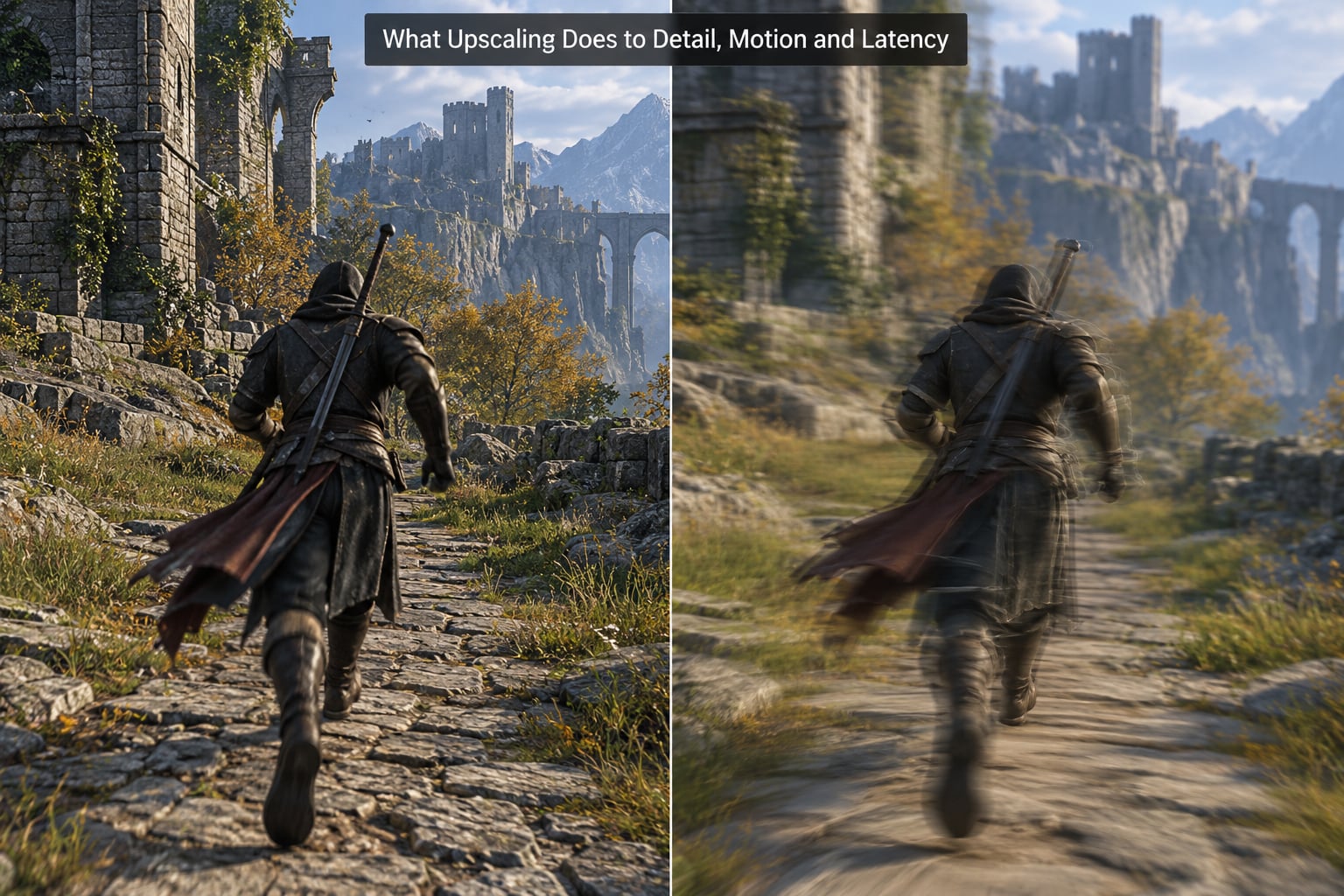 What Upscaling Does to Detail, Motion and Latency
