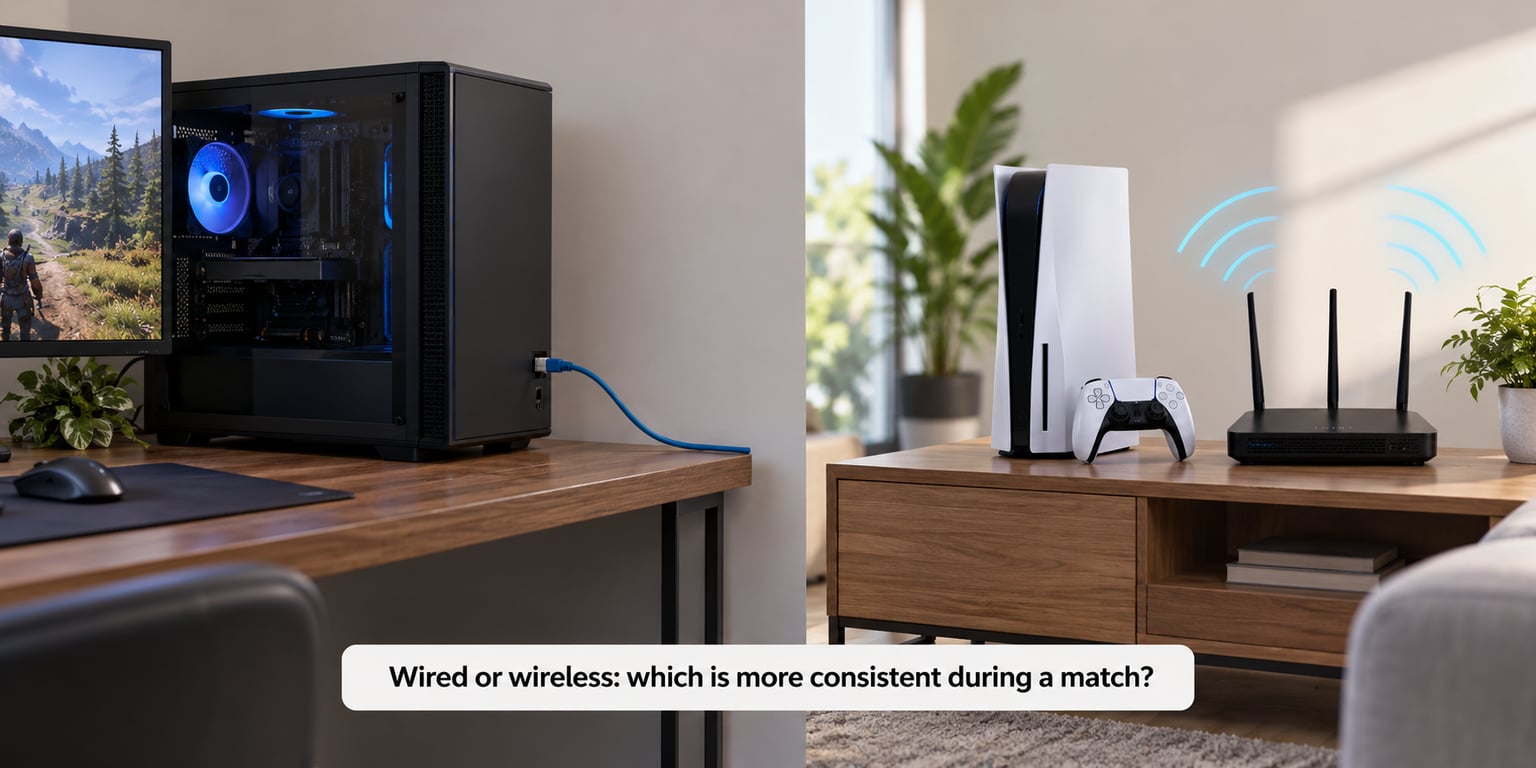 Wired or wireless: which is more consistent during a match?
