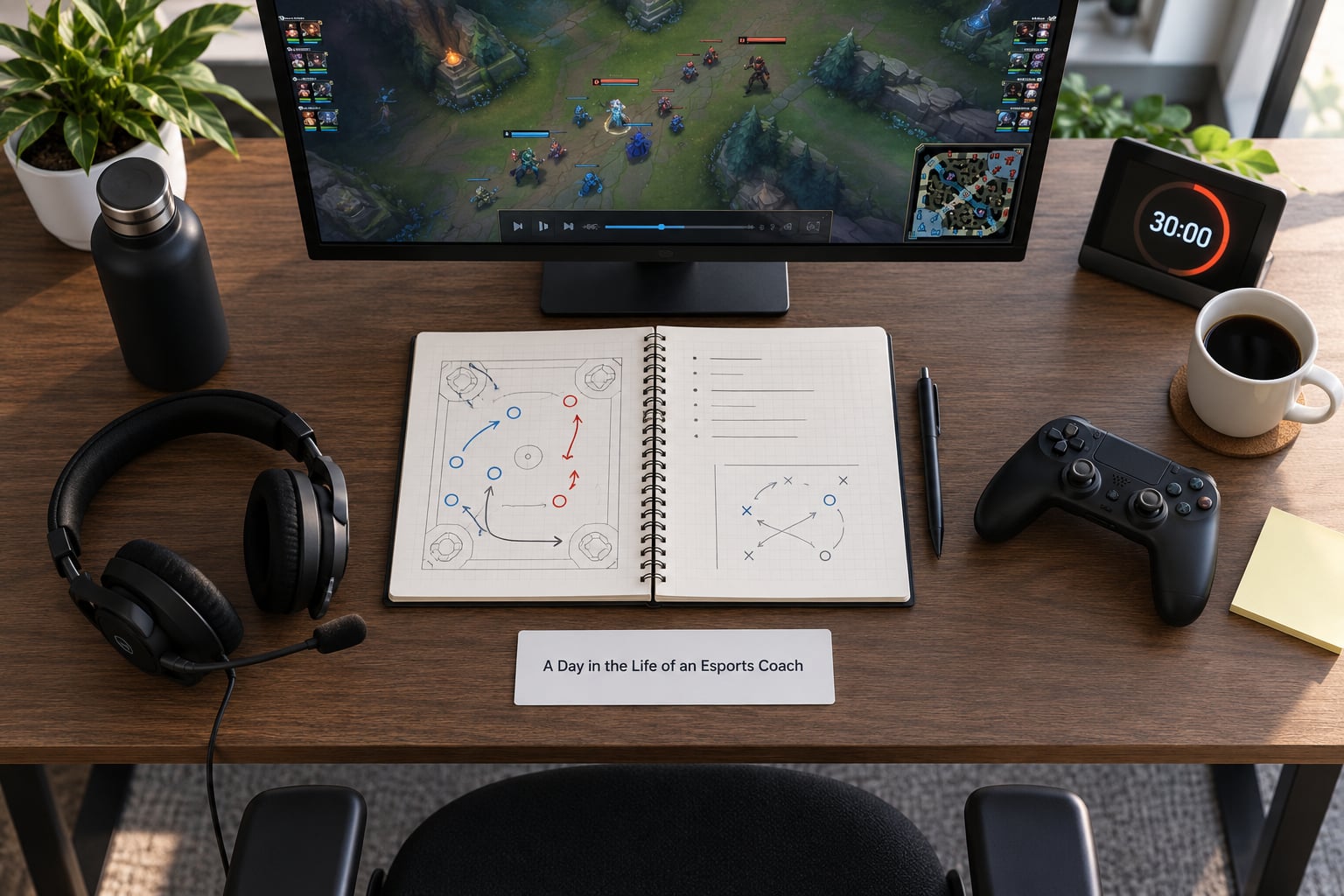 A Day in the Life of an Esports Coach