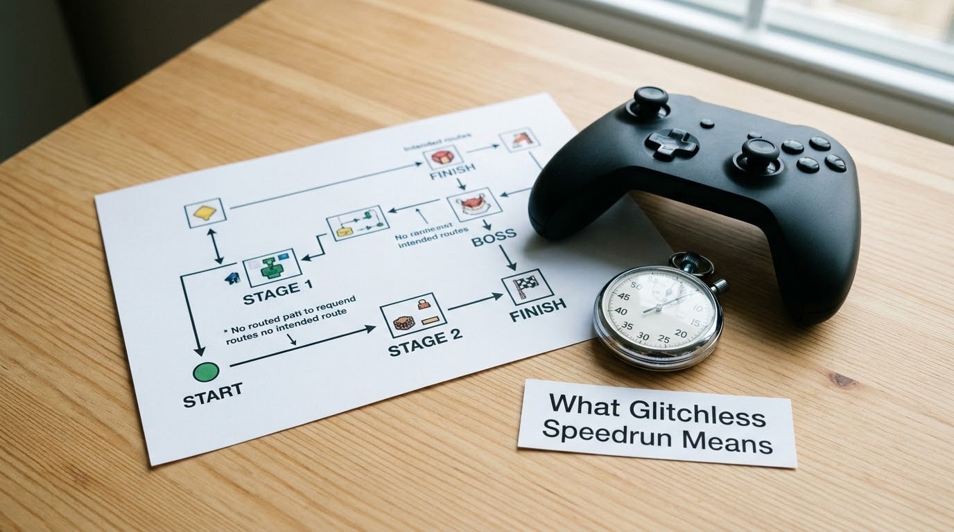 What Glitchless Speedrun Means