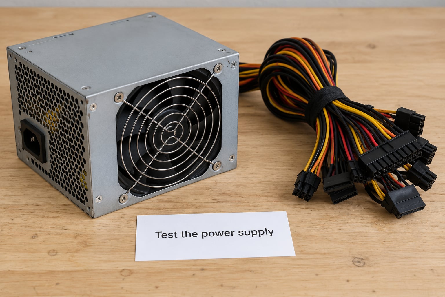 Test the power supply