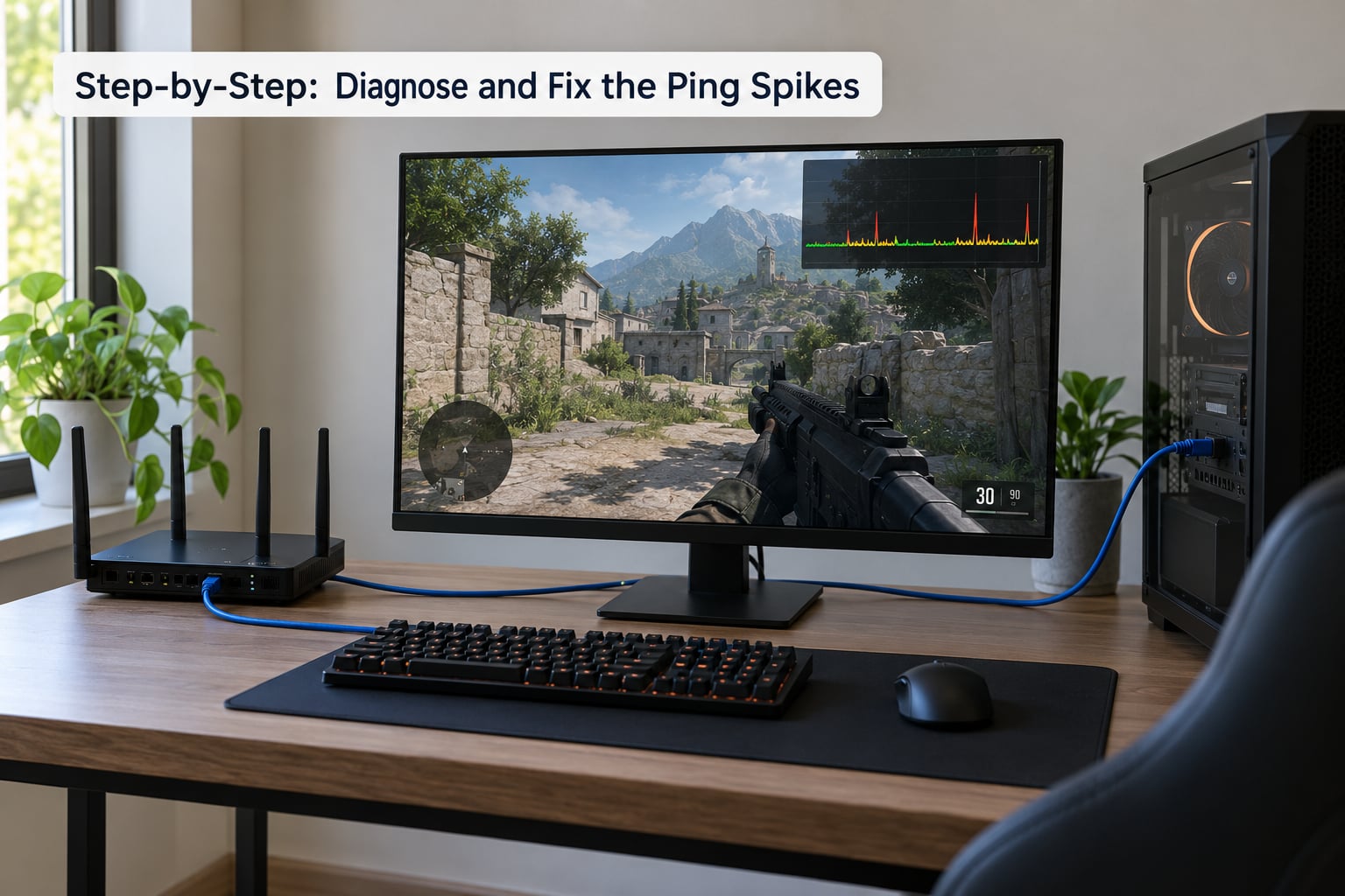 Step-by-Step: Diagnose and Fix the Ping Spikes