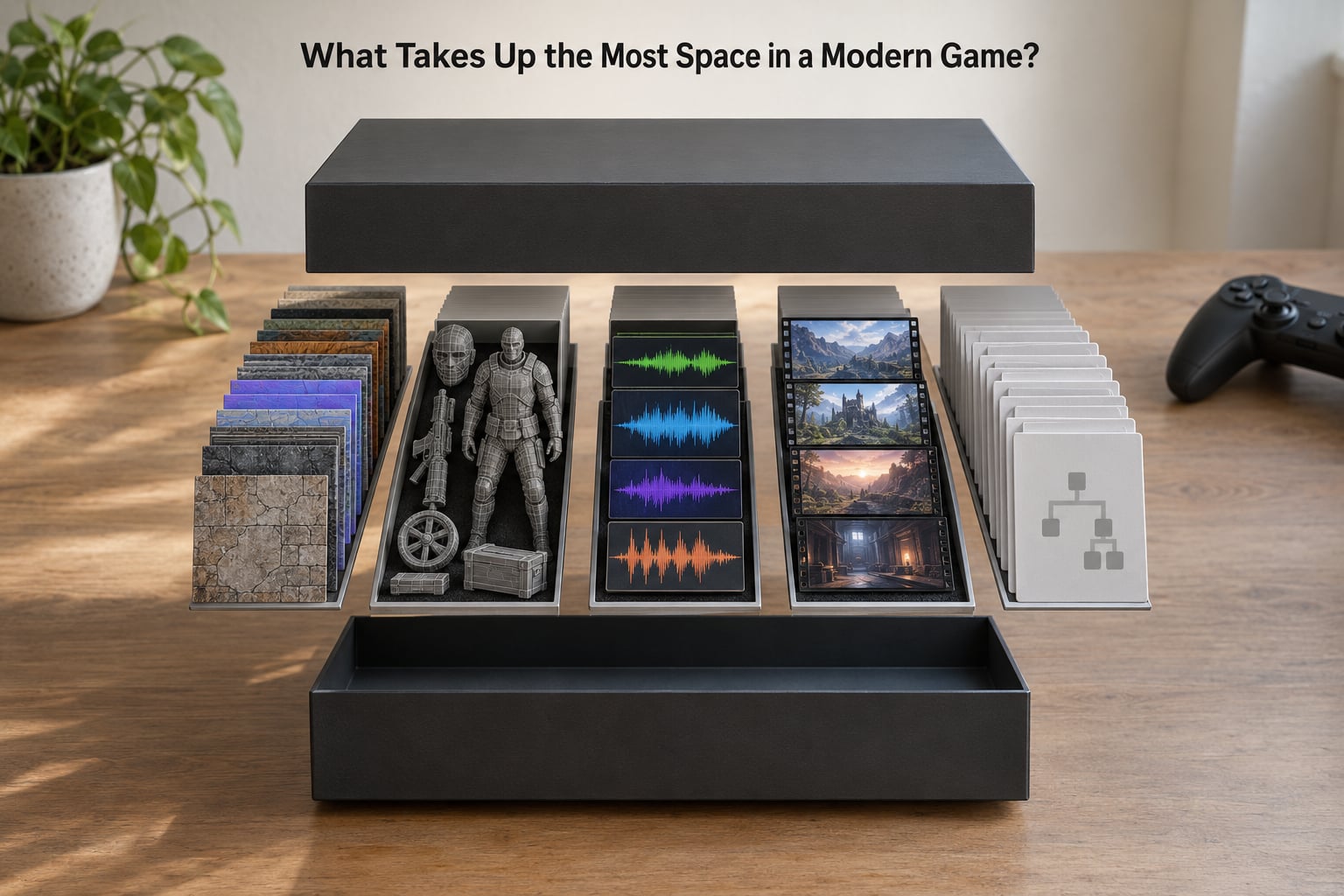 What Takes Up the Most Space in a Modern Game?
